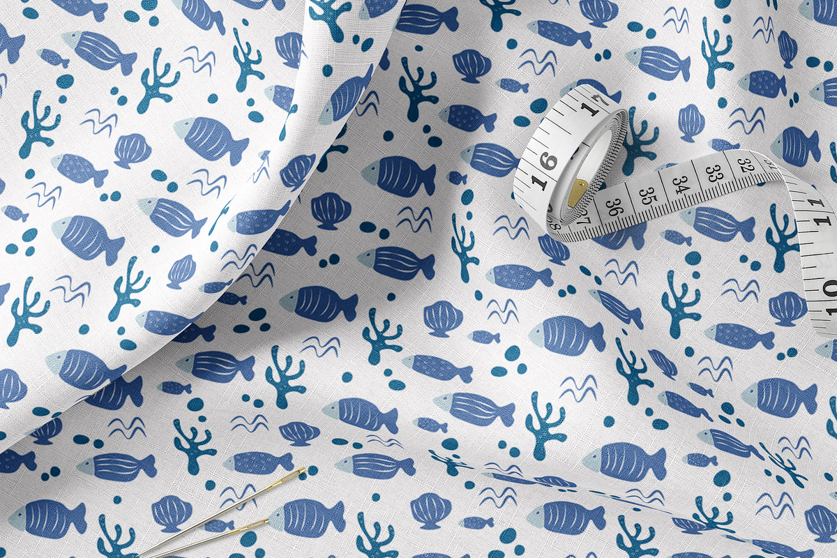 Scandinavian Kids Seamless Patterns, a Pattern Graphic by Oksana Dovhopol Art (Photo 6 of 15)