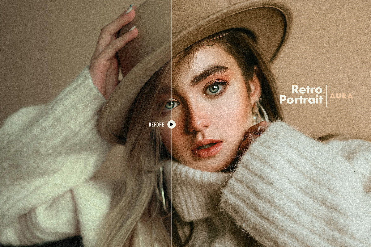 Retro Portrait Lightroom Presets, a Preset Add-On by Presetrain Co. (Photo 2 of 8)