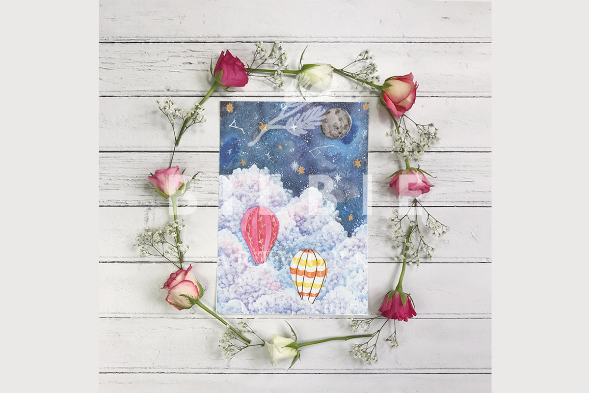 BUNDLE: 10 Floral Mockups, a Print Template by Bilbie Artwork (Photo 6 of 6)
