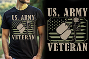 Veteran T-shirt Design, a Graphic by Crafts Bundle (Thumbnail 1 of 4)