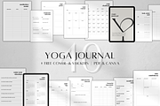 Printable Yoga Journal & Practices, a Stationery Template by BRANDcontent (Thumbnail 1 of 6)