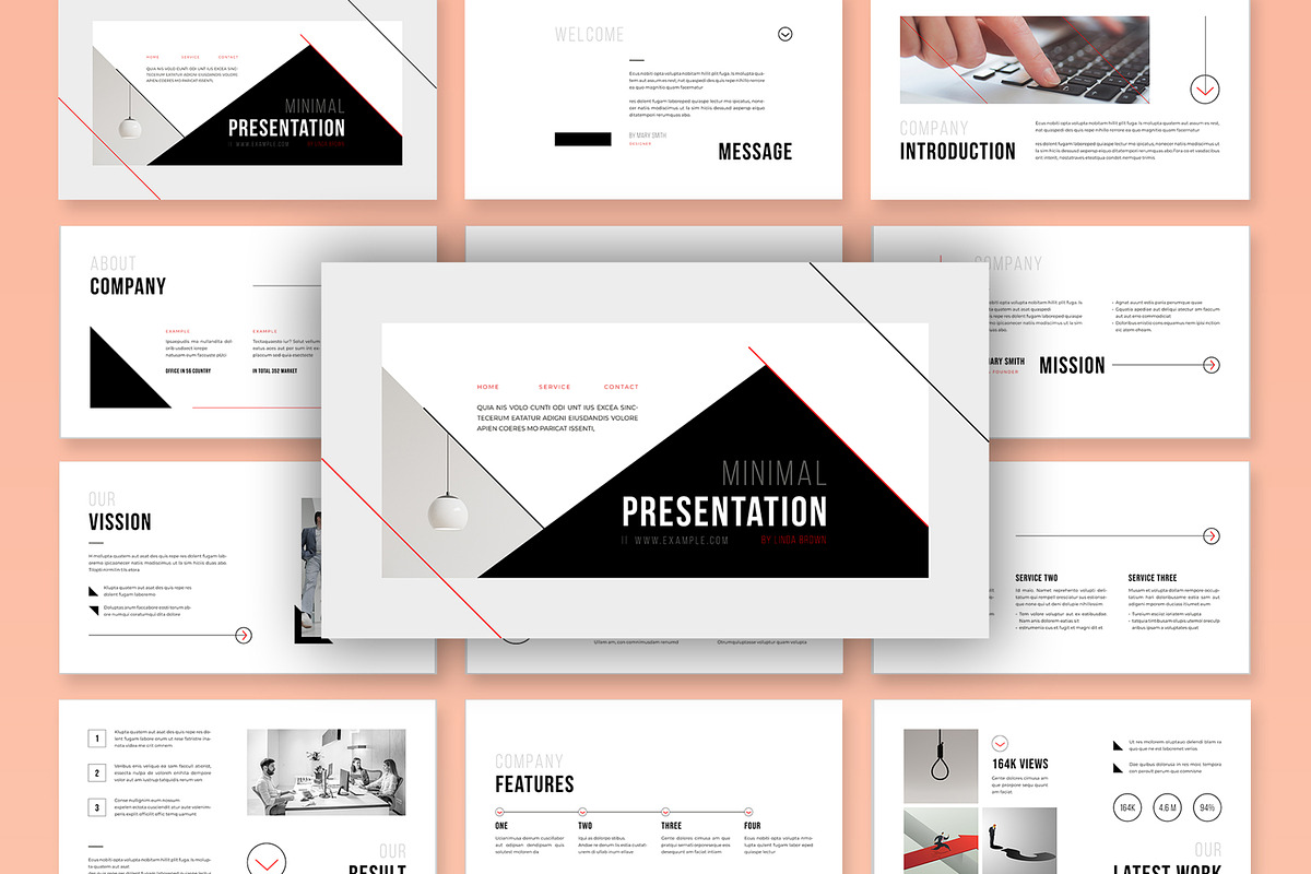 Minimal Presentation Template, a Presentation Template by MightyDesign (Photo 2 of 7)