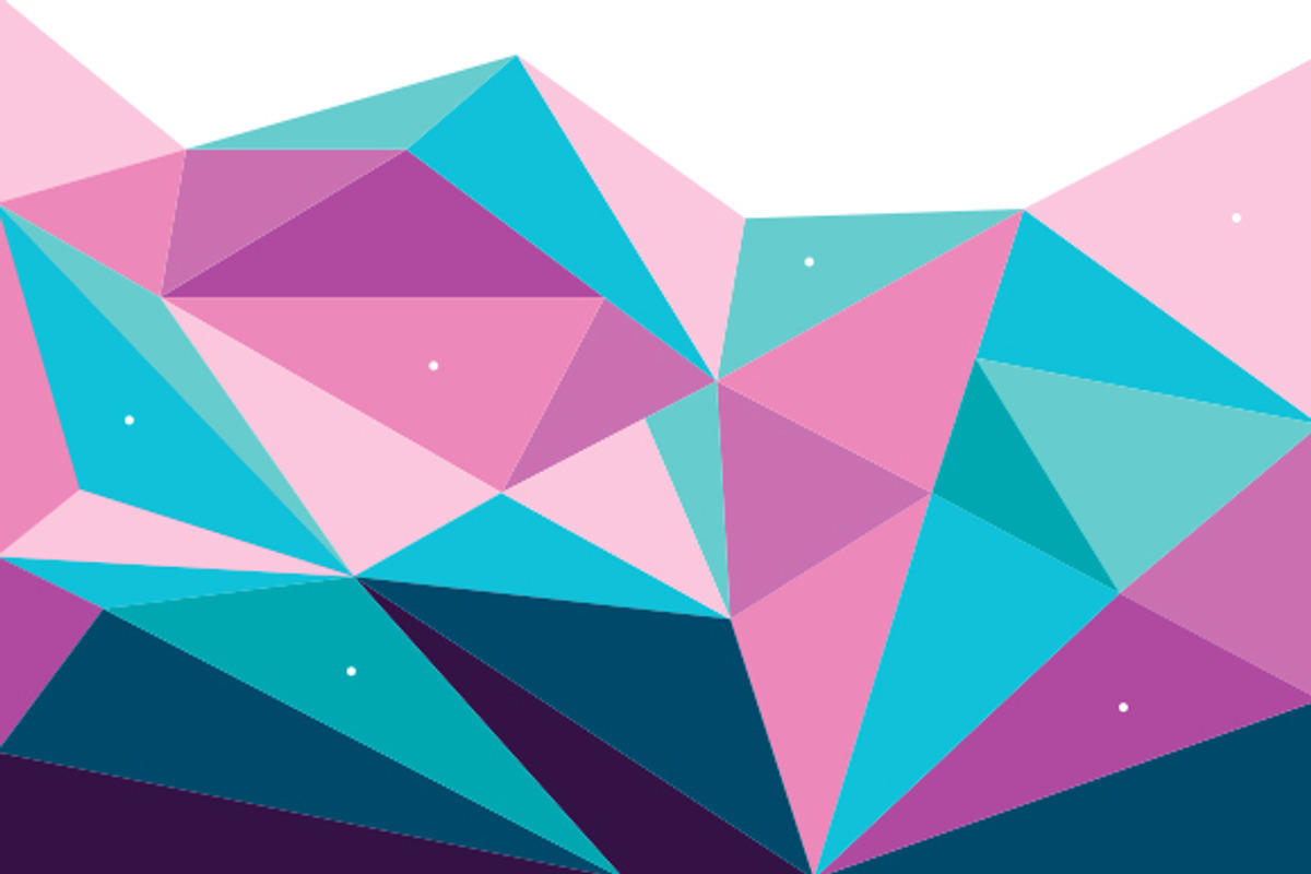 Abstract polygon background, an Illustration by sollia (Photo 4 of 5)