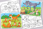 Cute woodland animals bundle, an Animal Illustration by Haso (Thumbnail 3 of 10)