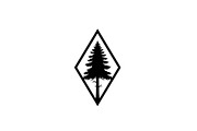 Geometric Pine Tree Emblem Bundle, an Illustration by Creativeshirt (Thumbnail 12 of 31)