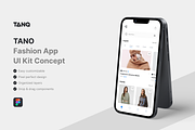 TANO - Fashion App UI Kit, an UI Kit Template by iDoodle Studio (Thumbnail 1 of 3)