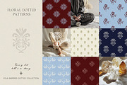 Folk dotted seamless patterns, a Pattern Graphic by lokko studio (Thumbnail 1 of 7)
