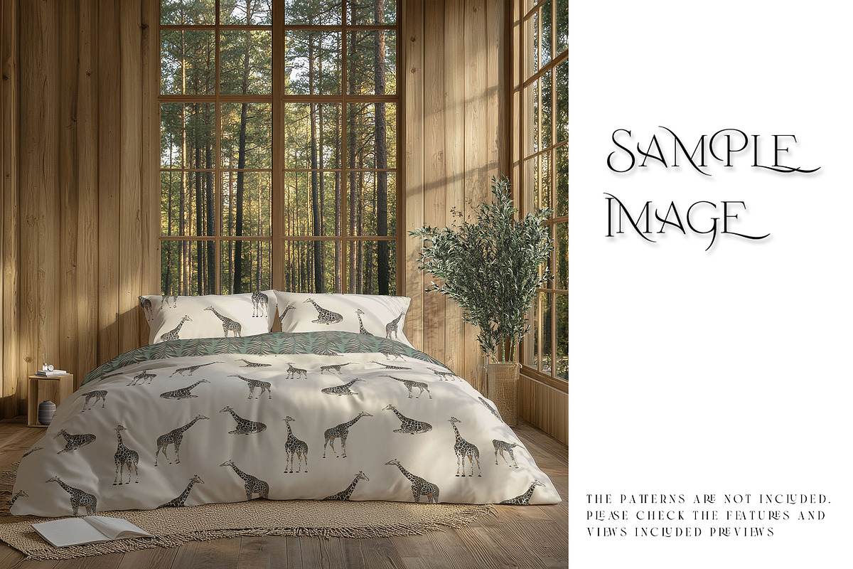 Chalet Bedding Mockups, a Product Mockup by mock-ups (Photo 10 of 12)