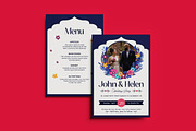 Fancy Wedding Invitation Template, an Invitation Template by iDoodle Studio (Thumbnail 1 of 4)
