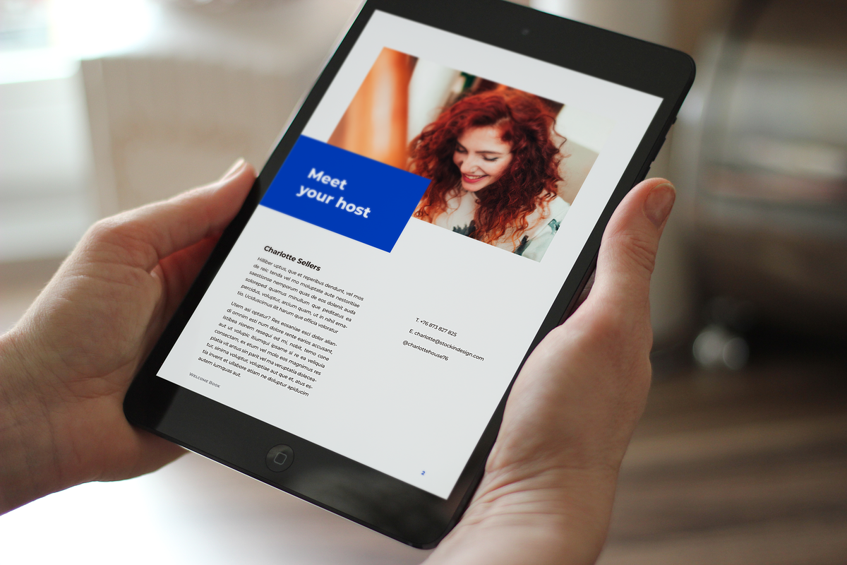 Airbnb Welcome Book Template, a Templates & Theme by StockInDesign (Photo 4 of 10)