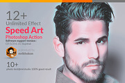 Speed Art Photoshop Action, an Action Add-On by MRI STUDIO (Thumbnail 1 of 8)