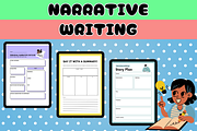 Narrative writing graphic organizer, a Templates & Theme by Premium Digital Templates (Thumbnail 3 of 3)