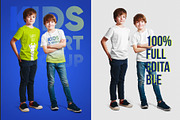 Kids Boy T-Shirt PSD Mockups Vol3, a Shirt Mockup by Hi, Mock-Up! (Thumbnail 2 of 12)