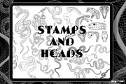 Snake Tattoo Brushes for Procreate, a Brush Add-On by svgocean (Thumbnail 9 of 10)
