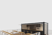 3D Model Container Cafe 7, an Architecture 3D Model by SR 3D Visual (Thumbnail 11 of 24)