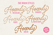 Howdy Handsome Layered Font Duo, a Script Font by Nicky Laatz (Thumbnail 8 of 39)
