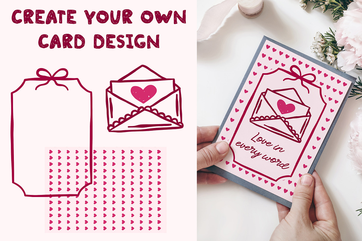 Valentine Frames And Illustrations, an Object Graphic by ArtFM (Photo 9 of 11)