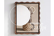 Wavy Wooden Framed Canvas Mockup, a Mockup by First Impression Mockups (Thumbnail 3 of 4)