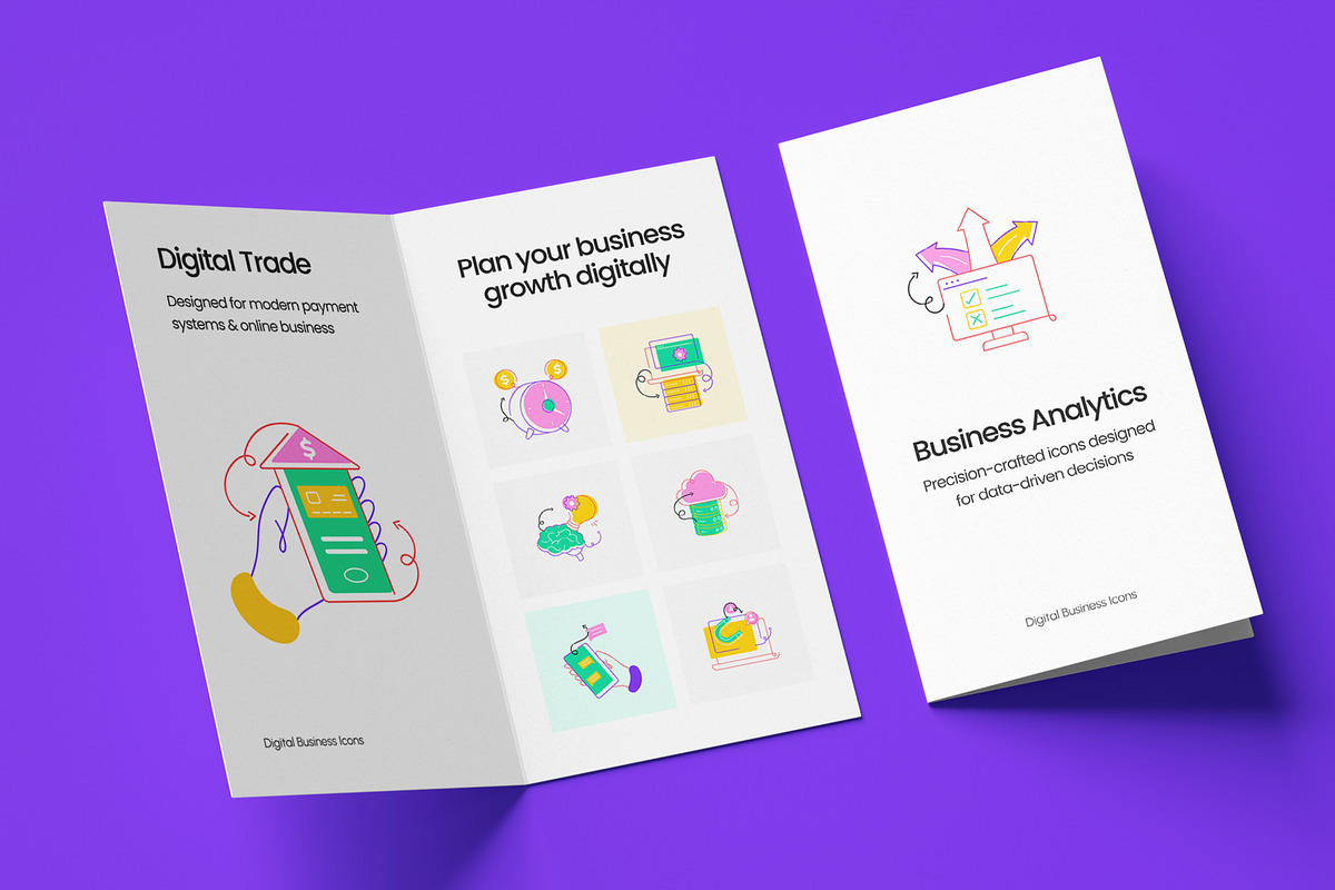 Digital Business Icons, an Outline Icon by Vectors Market (Photo 7 of 12)