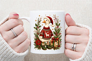 Christmas Silly Goose Floral Boho, a Seasonal Illustration by Sublimation Artist (Thumbnail 7 of 9)