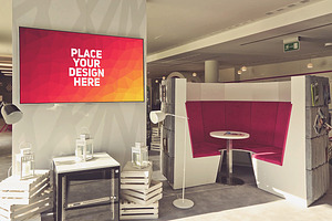 TV Display Mock-up#44, a Mockup by Laura