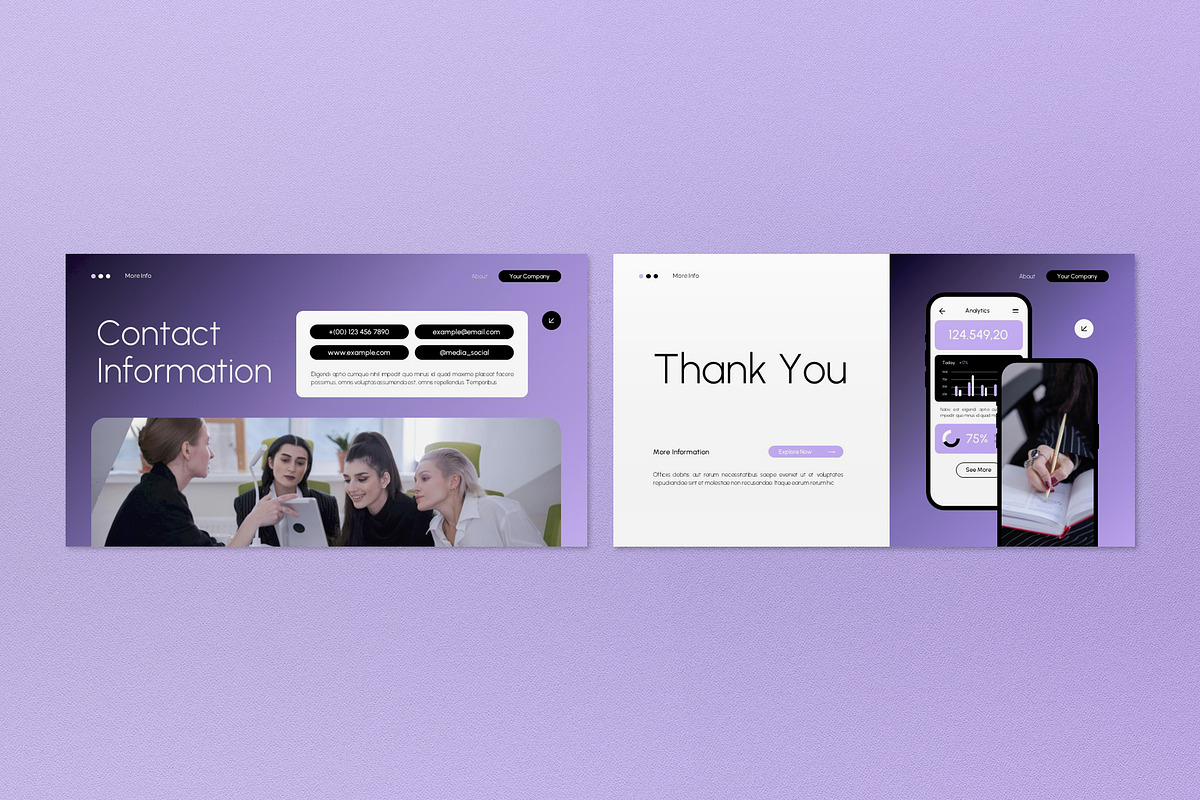 Black Pitch Deck PPT, a Presentation Template by graphicook (Photo 4 of 4)