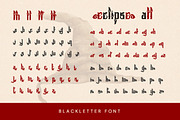 Bogward - Blackletter Font, a Blackletter Font by Dhabee (Thumbnail 5 of 16)
