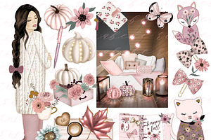 Romantic Fall Clipart