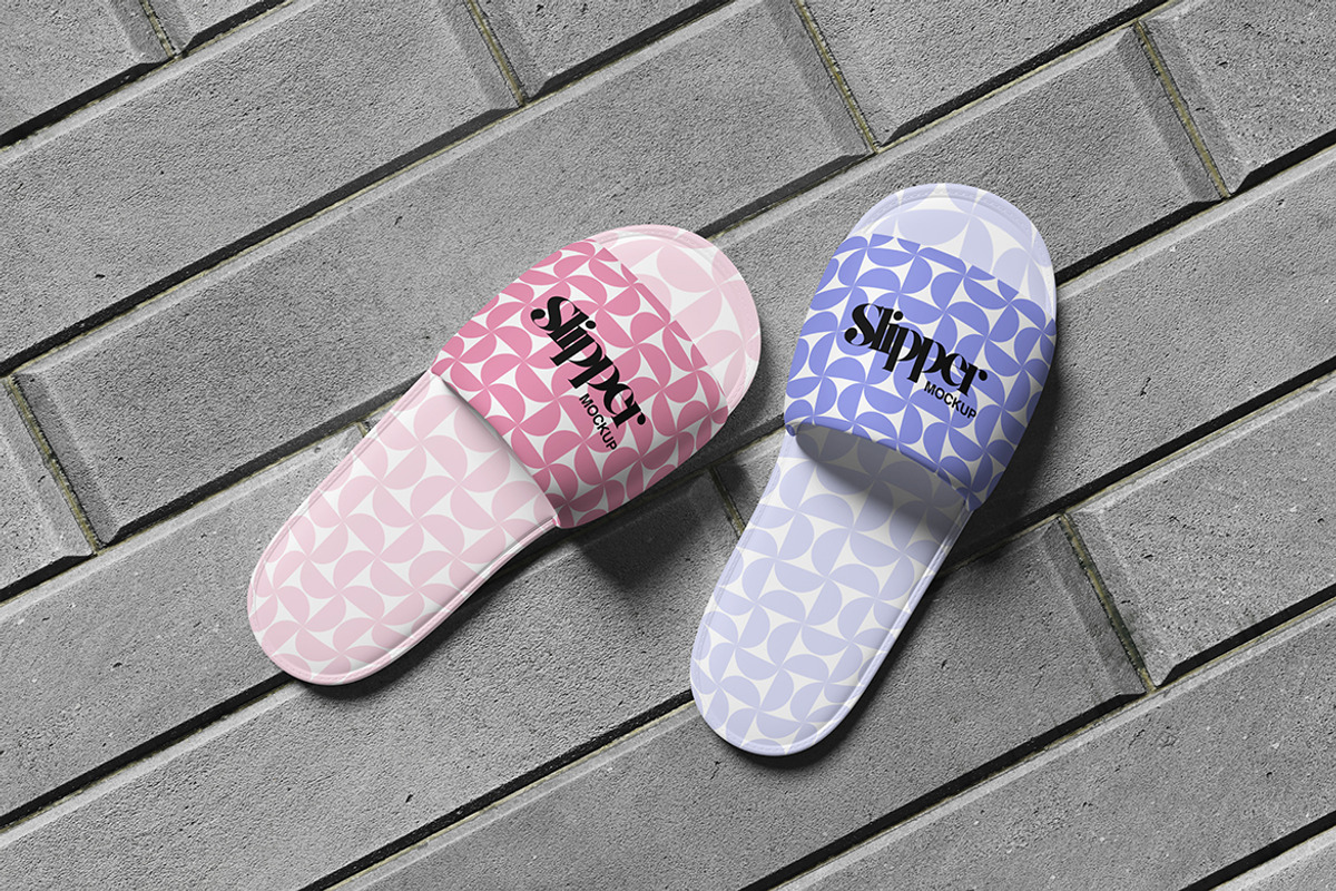 Bed Slipper Mockup, a Household Mockup by ianmikraz (Photo 4 of 5)