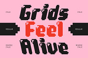Maesto – Pixel Font, a Sans Serif Font by Craft Supply Co. (Thumbnail 7 of 8)