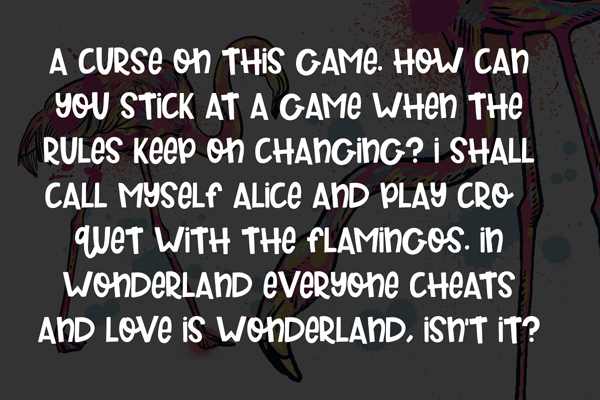 Flamingold - A Chunky Font preview 2