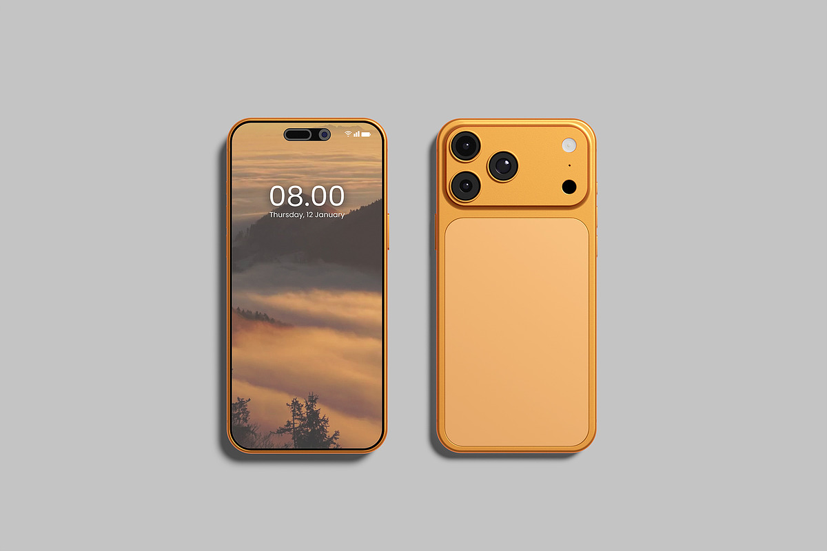 iPhone 17 Pro Max Mockup - 10 Scenes, an iPhone Mockup by Graphiculon (Photo 5 of 11)