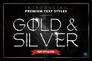 Gold & Silver #4 - 20 Text Styles, a Layer Style Add-On by Jonas Stensgaard (Thumbnail 21 of 23)