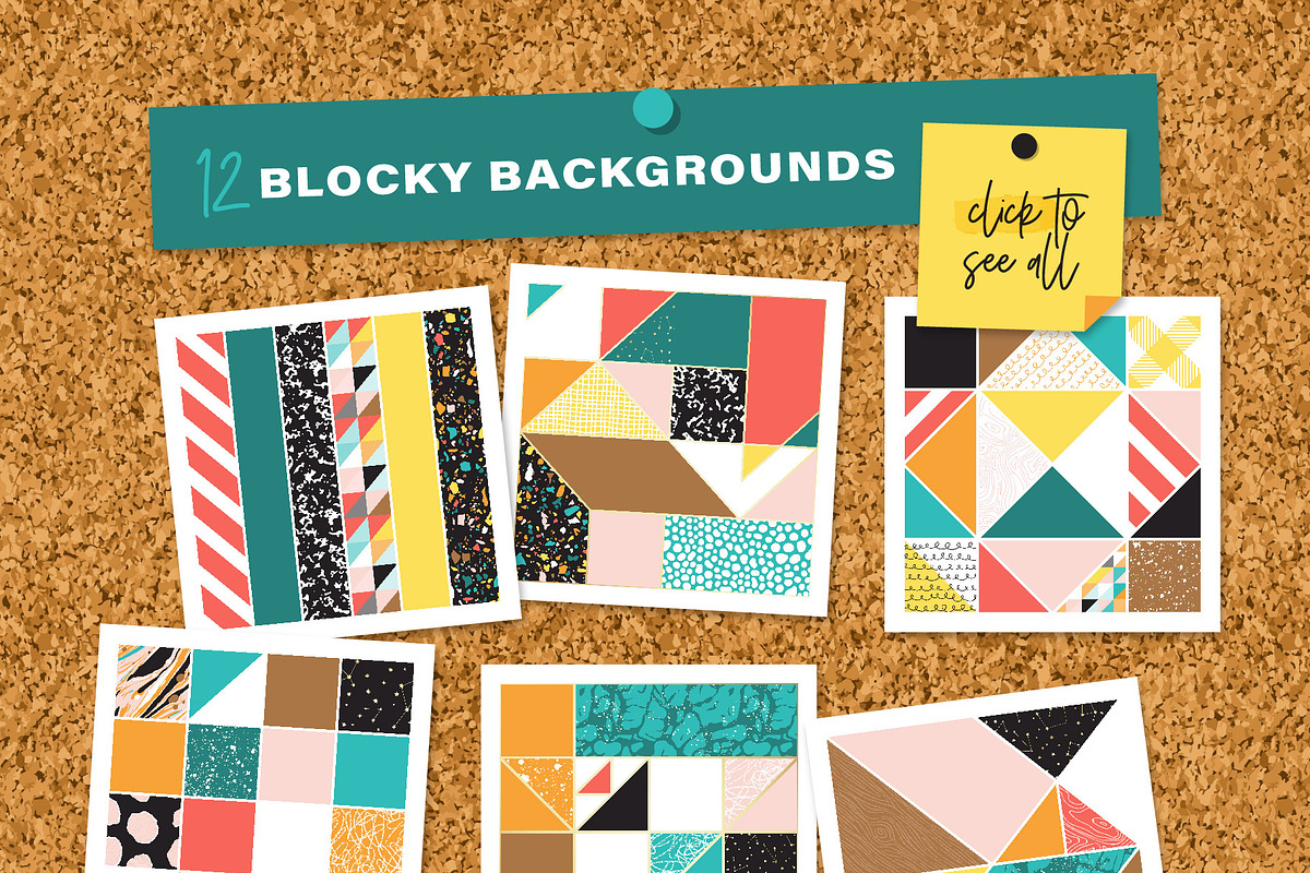Pattern Blocks - Modern Geometrics, a Pattern Graphic by Anugraha Design (Photo 8 of 9)