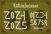 Alitun Incanor, a Blackletter Font by Propertype (Thumbnail 6 of 10)