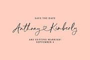 Midnight Anthem heart swashes font, a Handwritten Font by supfonts (Thumbnail 5 of 9)