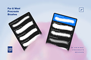 Fur & Wool Procreate Brushes, a Brush Add-On by Creative Veila (Thumbnail 3 of 12)