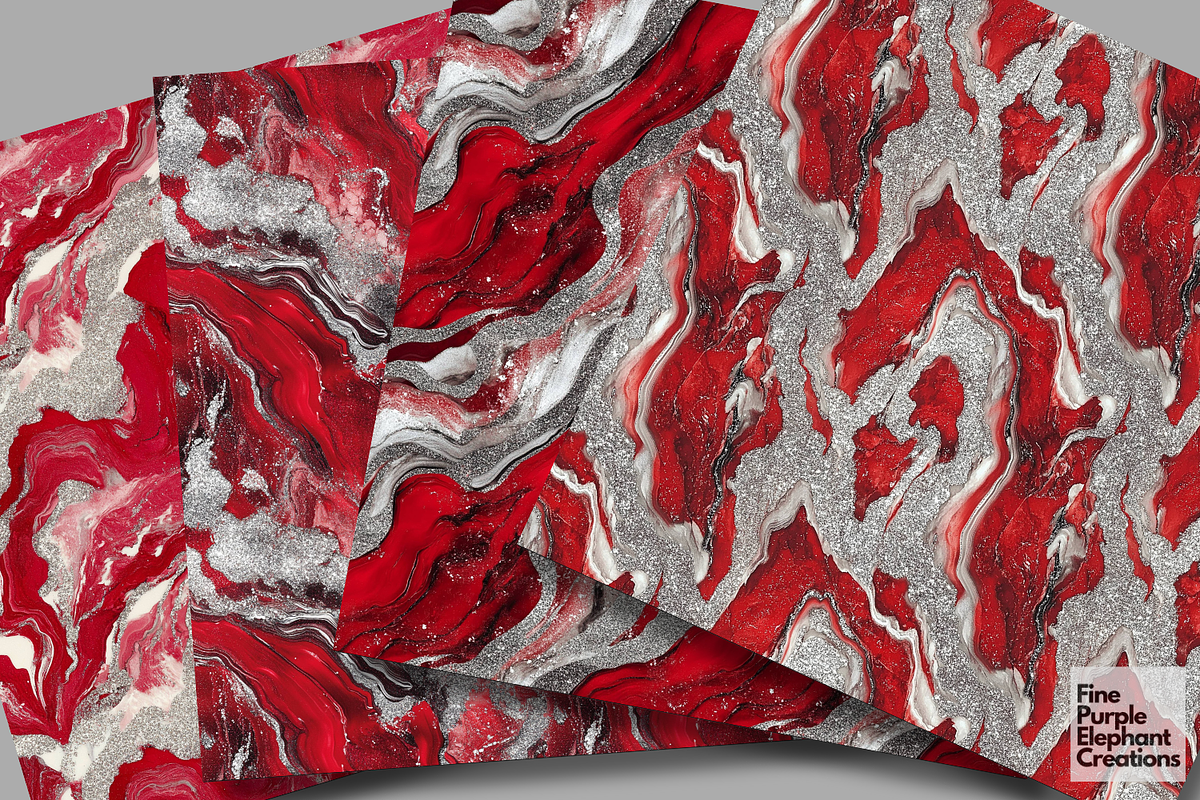 Red Marble Texture Granite Stone, a Pattern Graphic by Fine Purple Elephant (Photo 2 of 5)