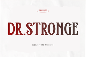 Dr. Stronge-A Elegant Serif Typeface