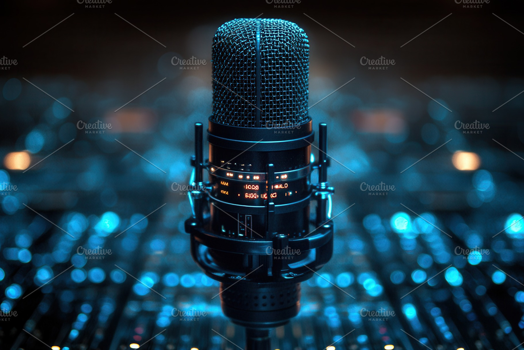 Professional microphone on mixing co, a Photo by Tanuart