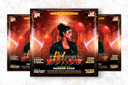 Red Motion Party Flyer Design, a Flyer Template by Shajib Shikder (Thumbnail 2 of 2)