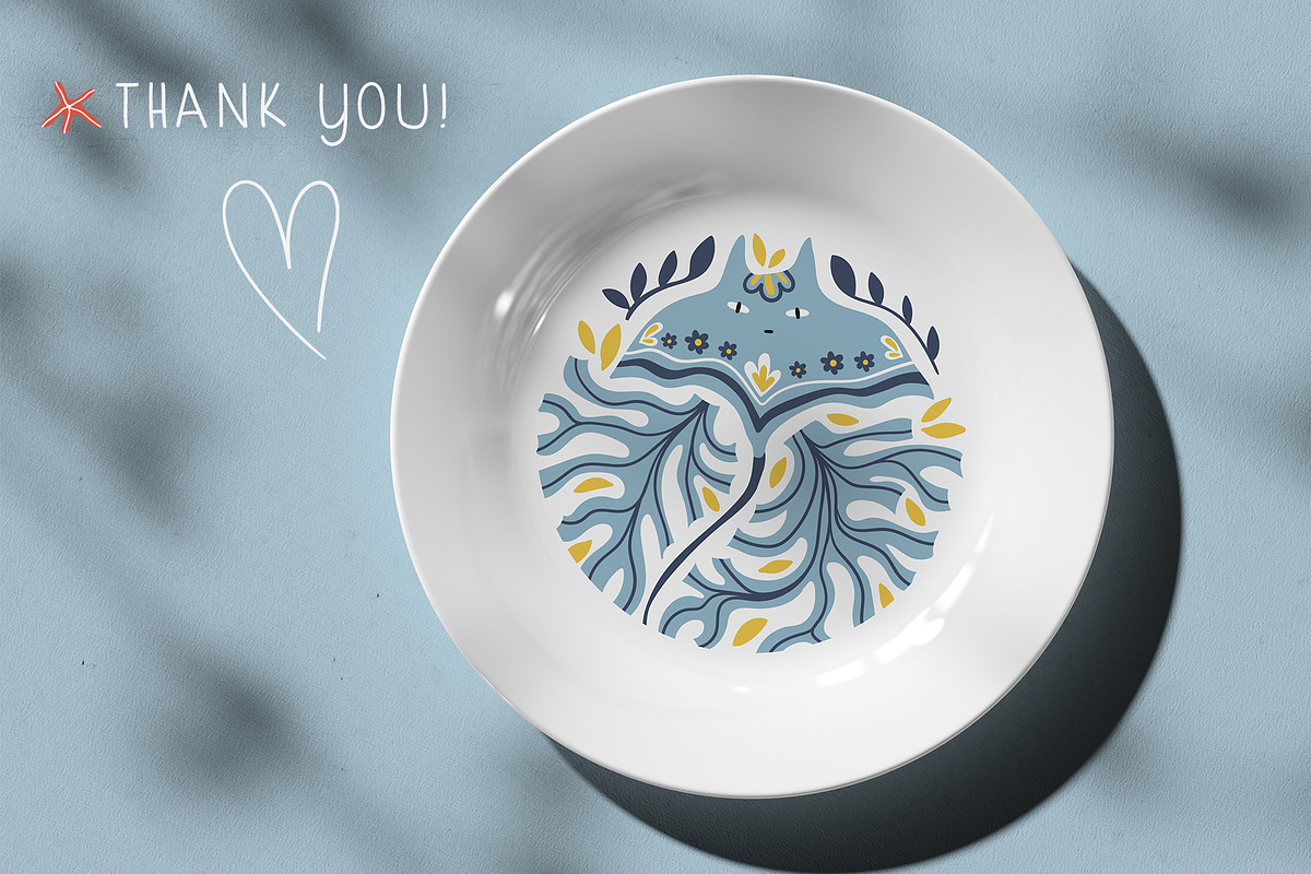 FOLK UNDERWATER - VECTOR KIT, a Decorative Illustration by My Space Garden (Photo 16 of 16)
