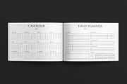 Digital Planner Template Landscape, a Brochure Template by E-Type (Thumbnail 2 of 7)