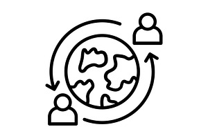 Communication Line Icon, an Icon by Pexelpy