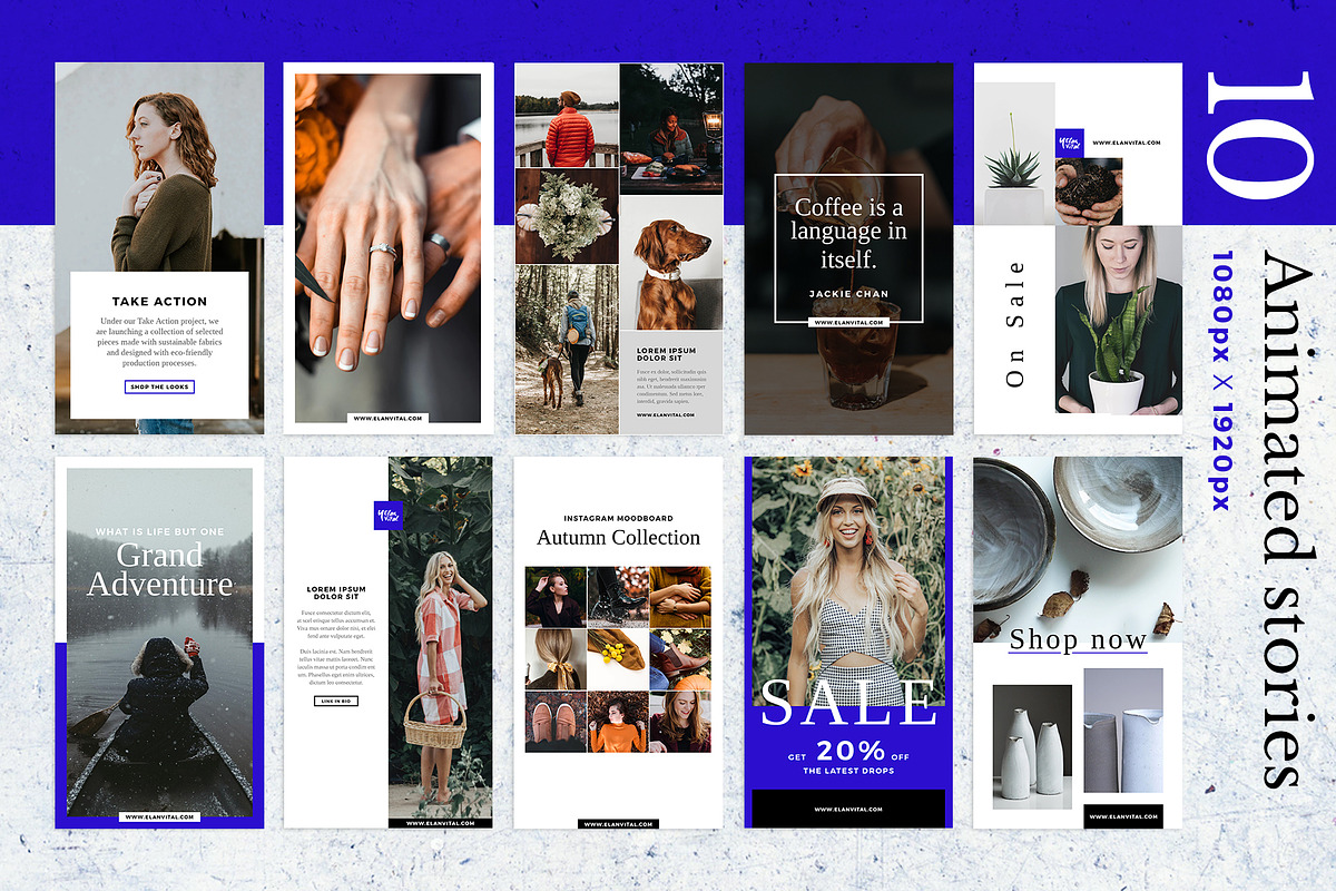 Animated Stories - Social kit, a Social Media Template by RWstudio (Photo 2 of 5)