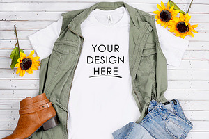Bella Canvas Shirt Mock Up
