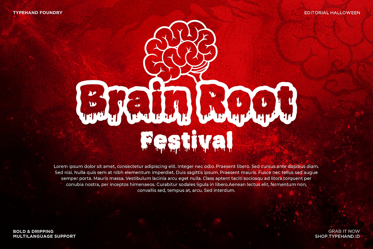 Bloodwell - Bloody Horror Font, a Font by Typehand Studio (Photo 5 of 7)