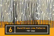 6 Hand Drawn Abstract Line Pattern, a Pattern Graphic by sergiowashere (Thumbnail 1 of 8)