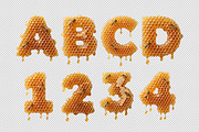 Honeycombs Font, a Sans Serif Font by Handmadefont (Thumbnail 15 of 15)