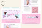 Wix Website Template - Pretty Things, a Wix Template by The Pixel Palace (Thumbnail 5 of 9)